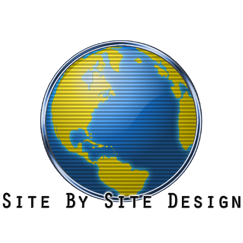Sample logo created by Site By Site Design.